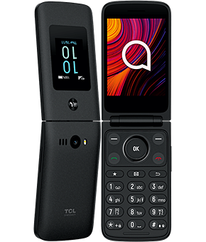 tcl onetouch 4043d dark night grey vorne