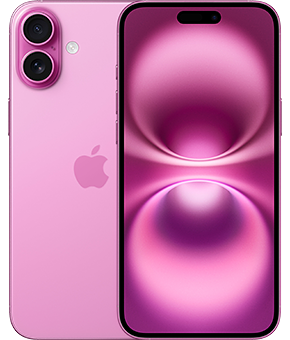 apple iphone 16 plus pink vorne