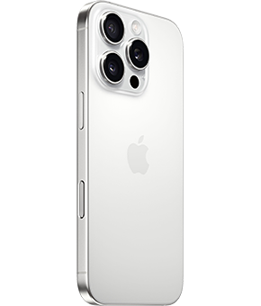 apple iphone 16 pro titan weiss seite