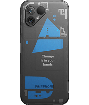 fairphone 5 transparent hinten  new