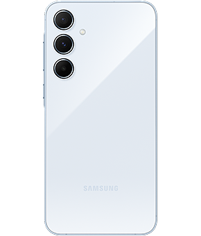 samsung galaxy a55 awesome iceblue hinten