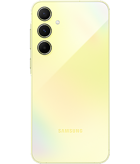 samsung galaxy a55 awesome lemon hinten