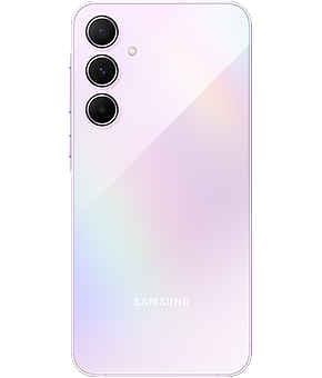 samsung galaxy a55 awesome lilac hinten